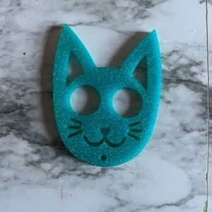 Self defense cat keychain (Gumball) - NEW